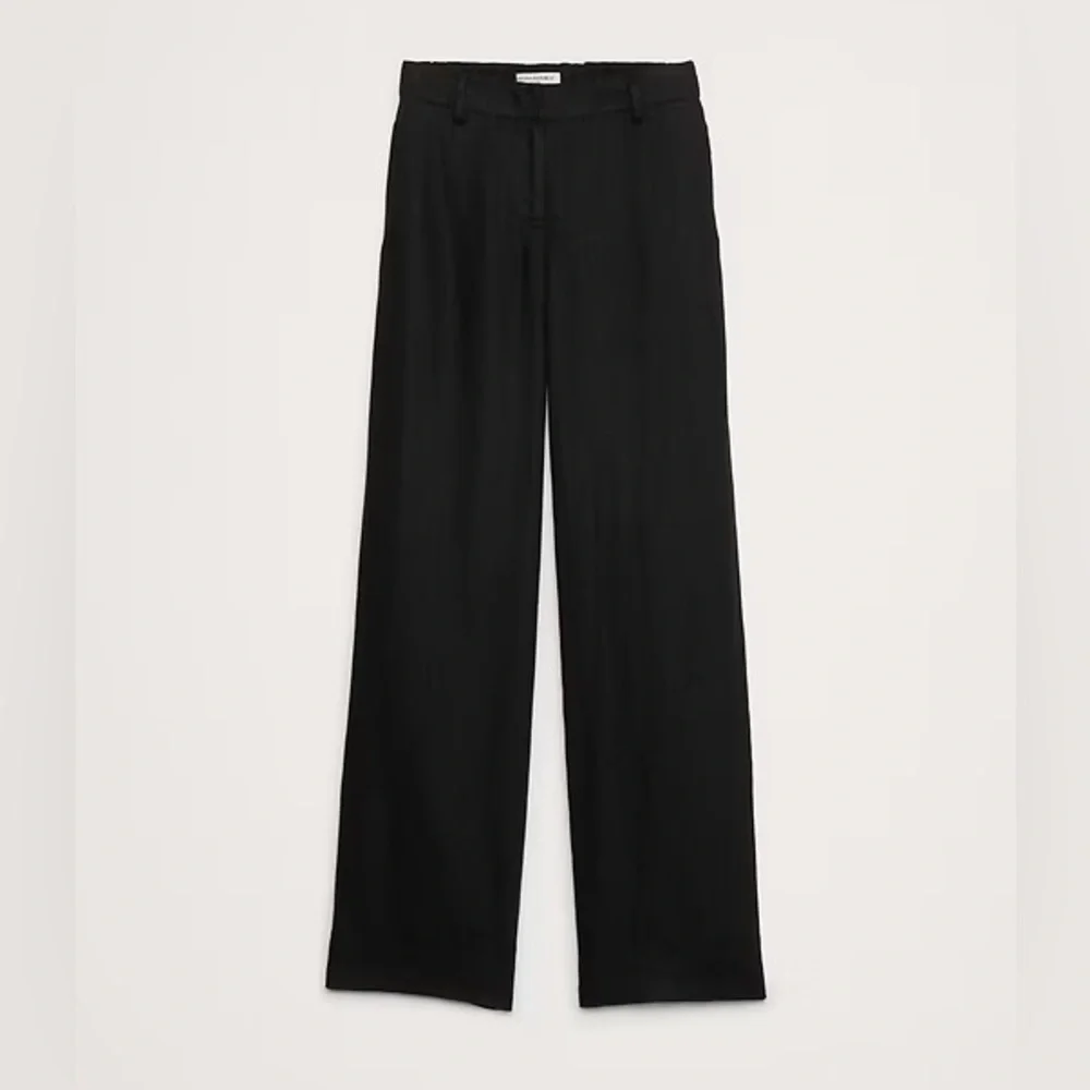 NWT! Banana Republic The Everyday Wide-Leg Linen Pant - Small Tall